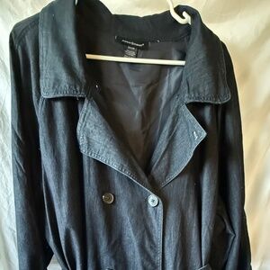 Ashley Stewart Denim Belted Duster | Size 22-24